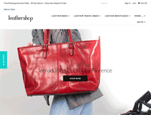 Tablet Screenshot of leathershop.com.au